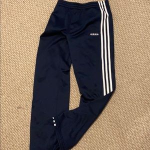 Adidas Navy Blue Striped sweatpants